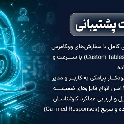 افزونه تیکت پشتیبانی