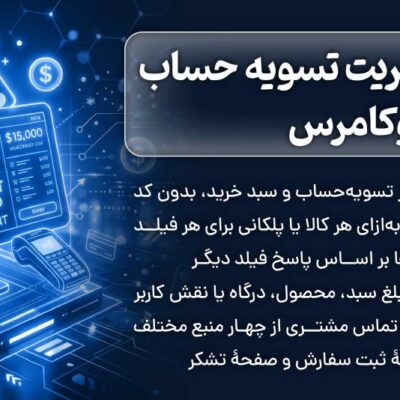افزونه مدیریت تسویه حساب حرفه ای ووکامرس